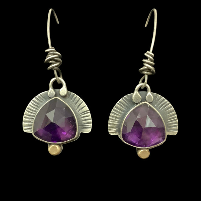 Amethyst Drop Earrings