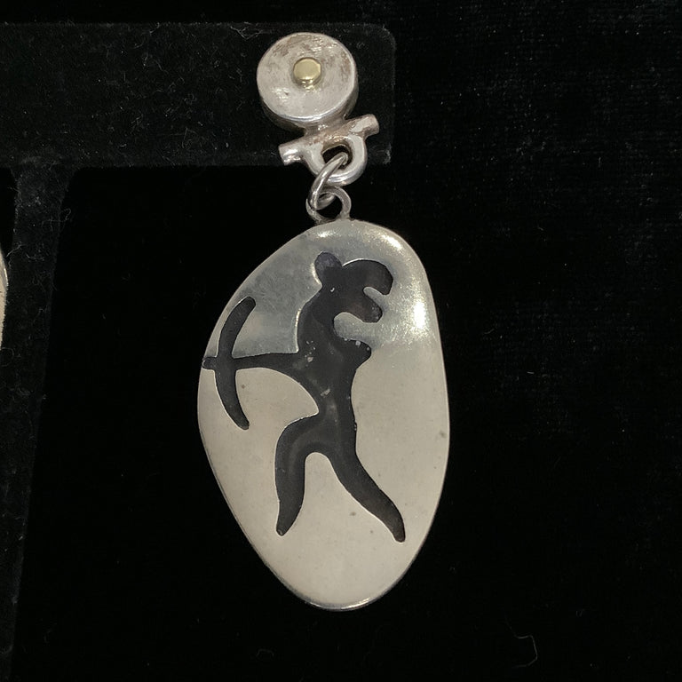 Sterling Silver Archer Earrings