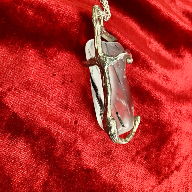 Heather Nan Barber Quartz Necklace