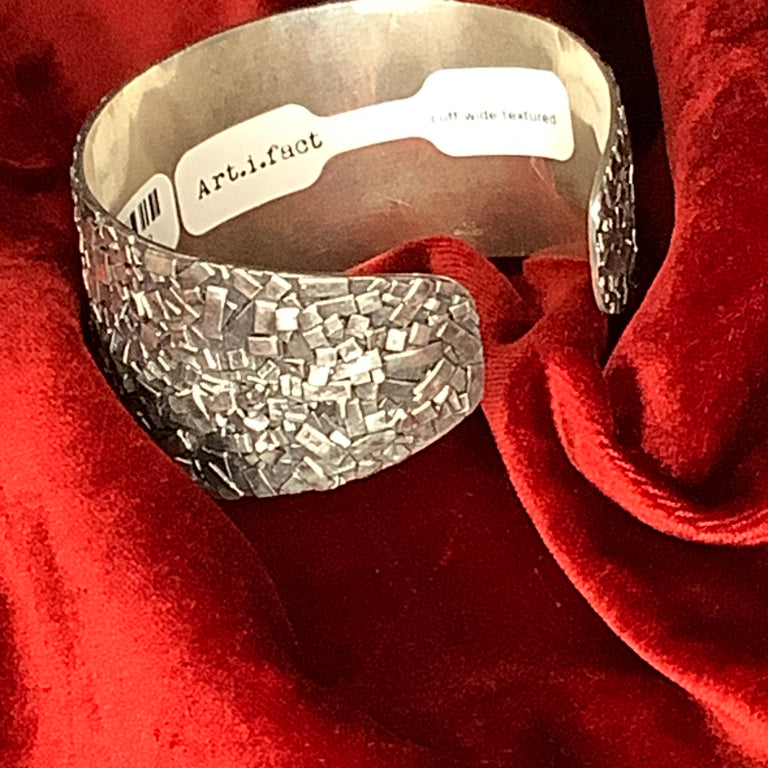 Textured Sterling Cuff