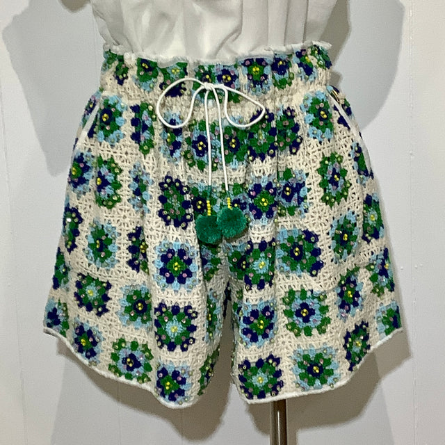 La Fuori Crocheted Shorts