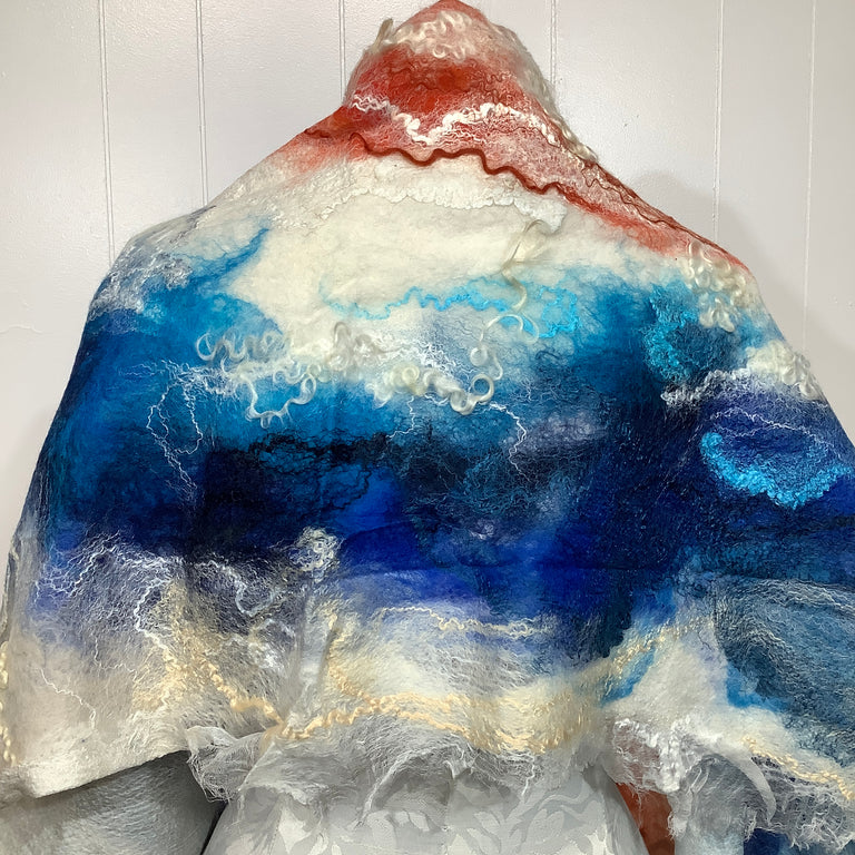 Olena Felted Wool Scarf