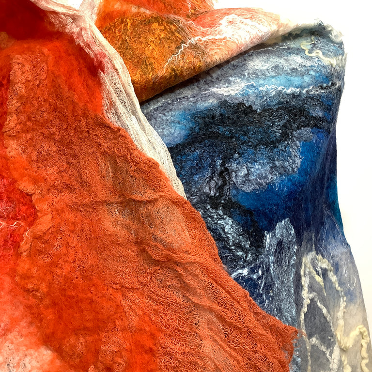 Olena Felted Wool Scarf