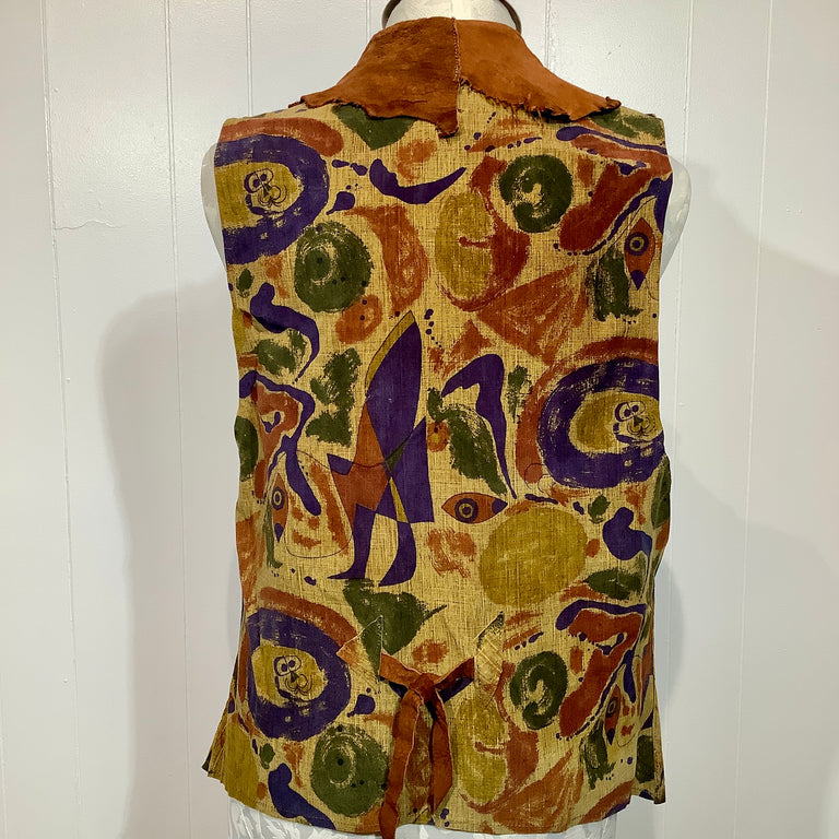 Susan Riedweg Leather Vest