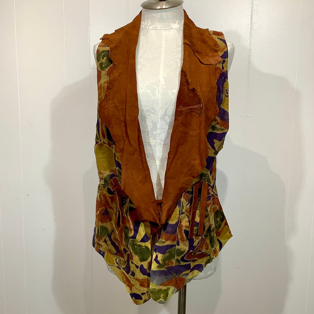 Susan Riedweg Leather Vest