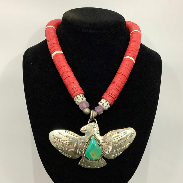 Thunderbird Pendant Necklace