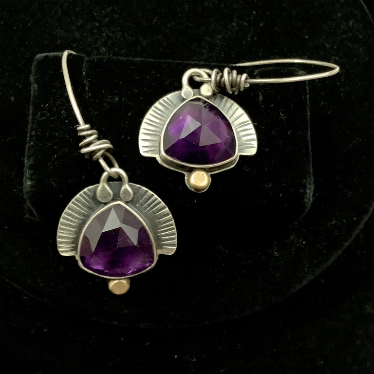 Amethyst Drop Earrings
