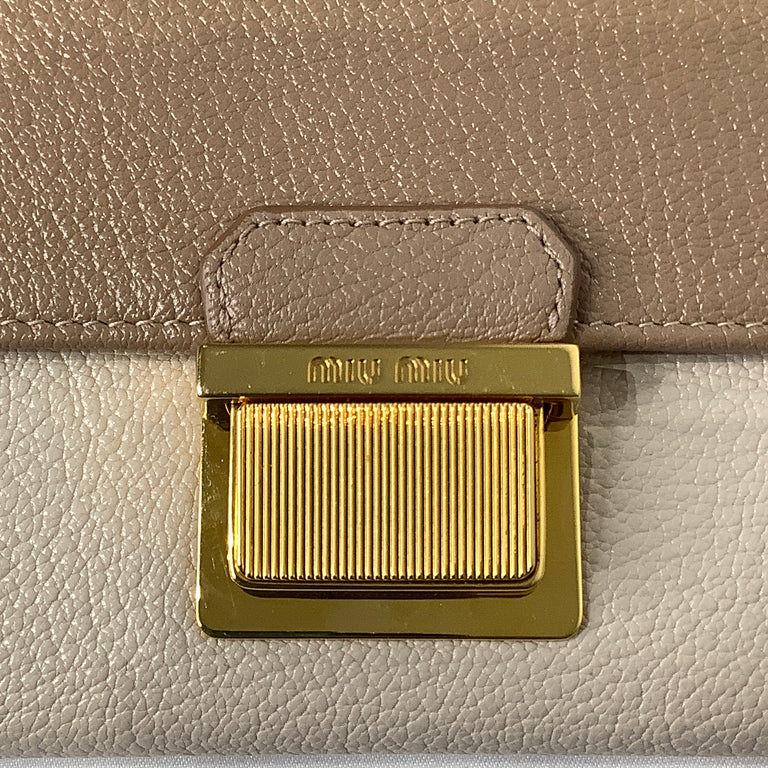 Beige Miu Miu Purse
