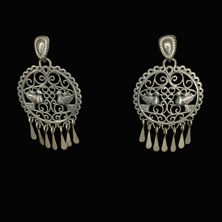 Sterling Bird Earrrings