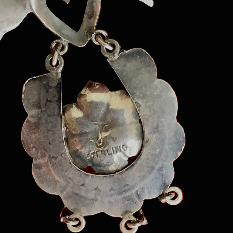 Bird & Flower Earrings