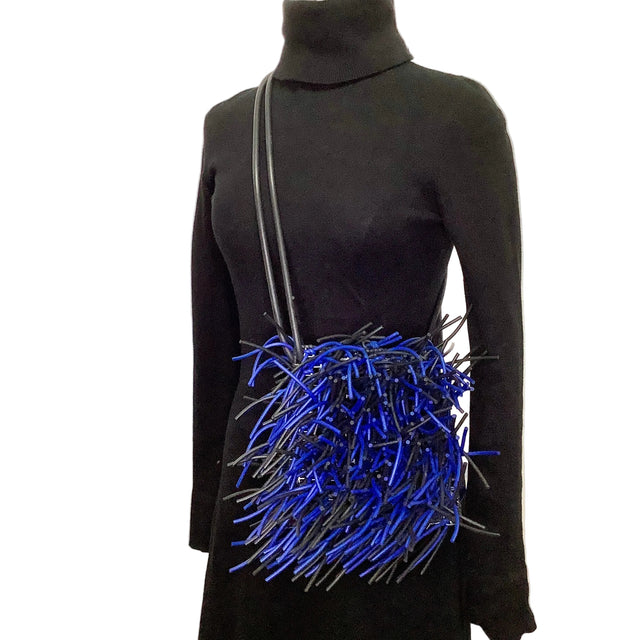 Black & Blue Crossbody Bag