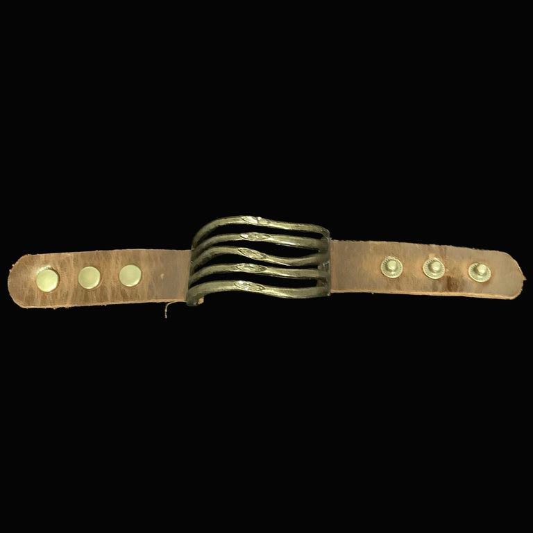 Bronze & Leather Bracelet