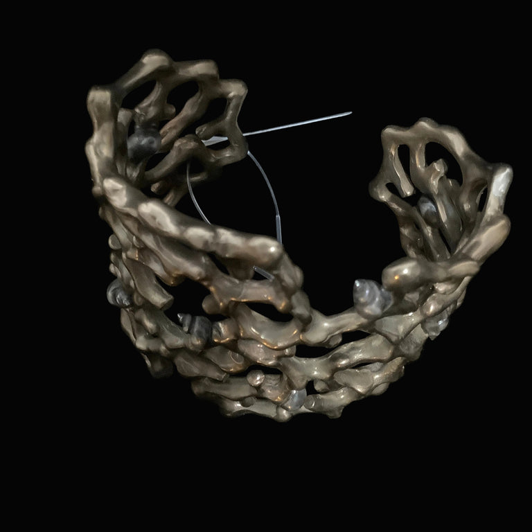Coral Branch Cuff Bracelet