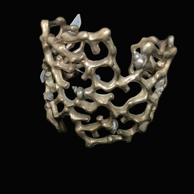 Coral Branch Cuff Bracelet