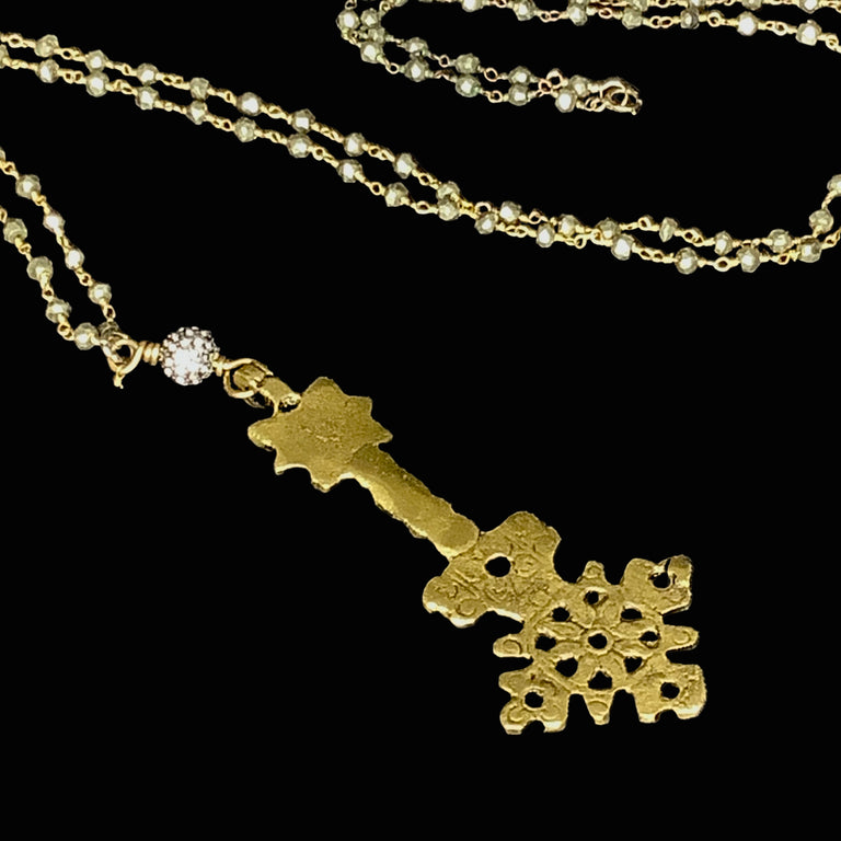 Ethnic Cross Necklace
