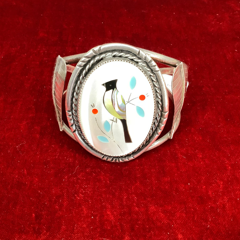 Bird Inlay Cuff