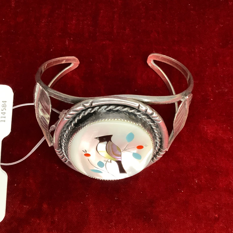 Bird Inlay Cuff