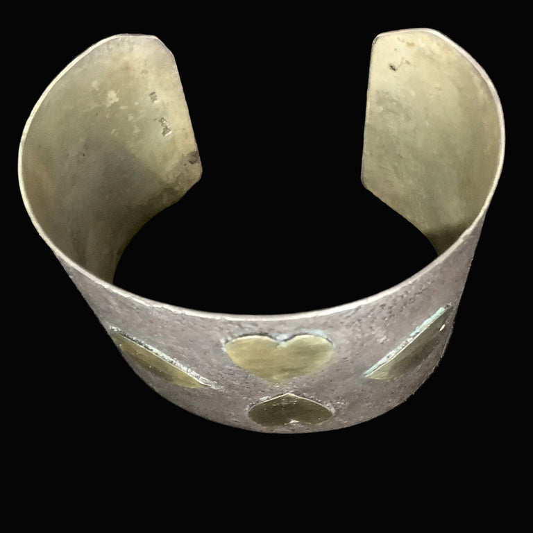 Gold Hearts Cuff