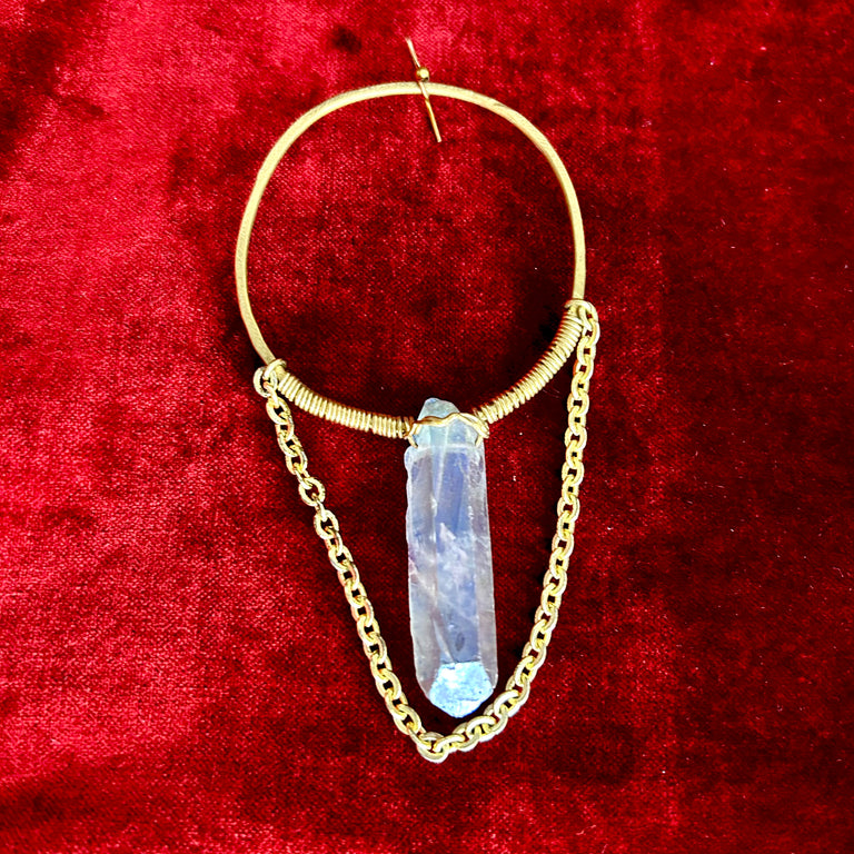 Crystal Hoop Earrings