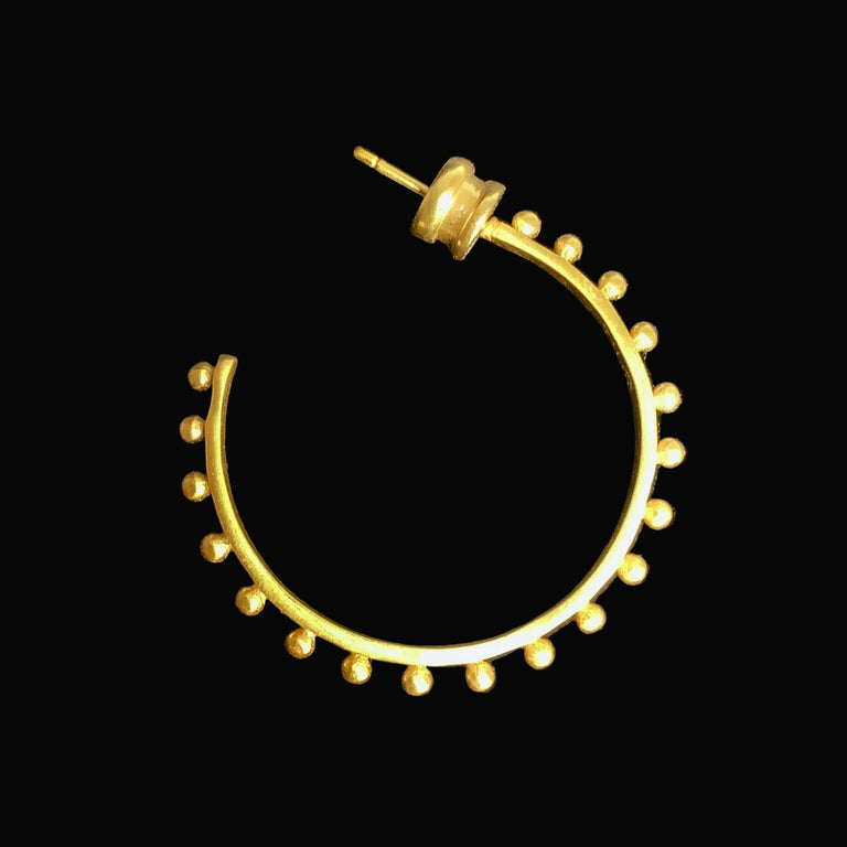 Gold Vermeil Hoop Earrings