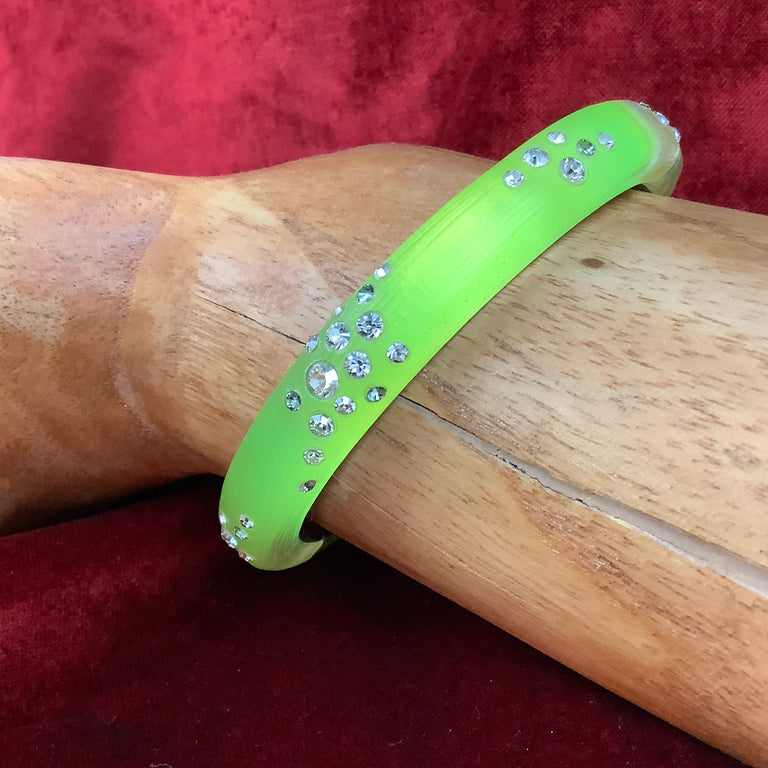 Alexix Bittar Green Lucite Bangle