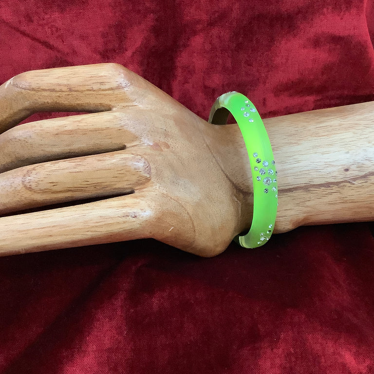 Alexix Bittar Green Lucite Bangle