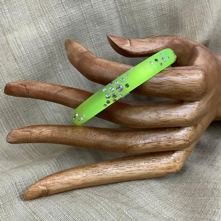 Alexix Bittar Green Lucite Bangle