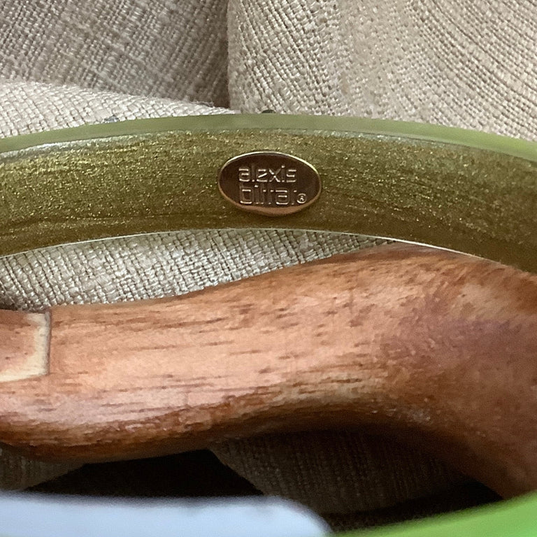 Alexix Bittar Green Lucite Bangle