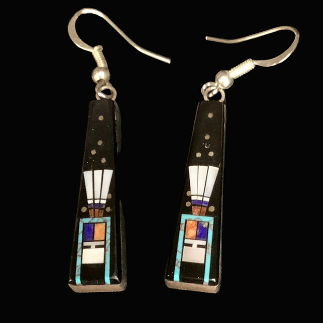 Inlaid Kachina Earrings