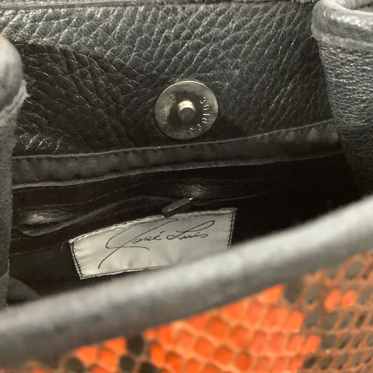 Jose Luis Snakeskin Purse