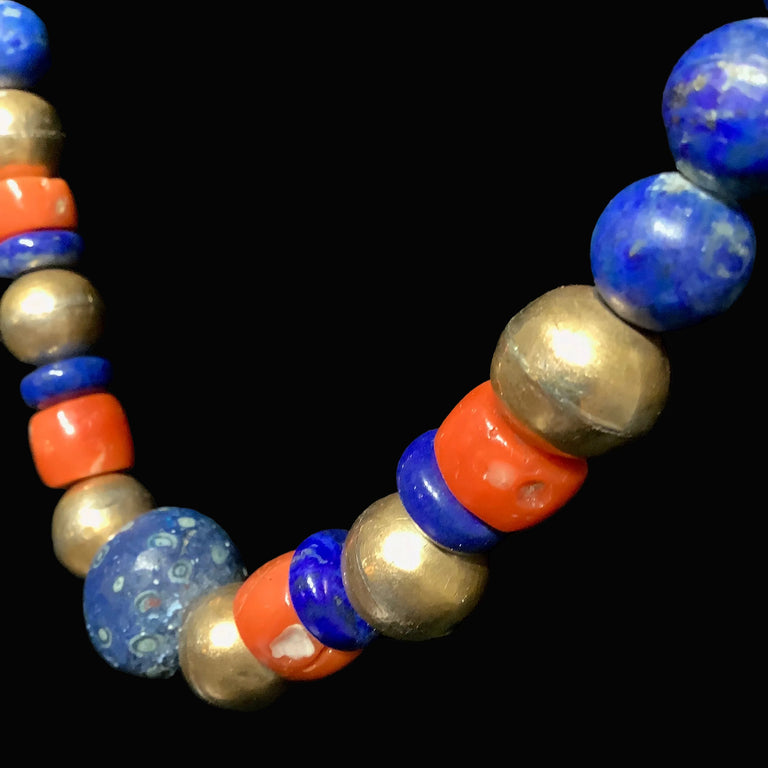 Lapis & Coral Necklace