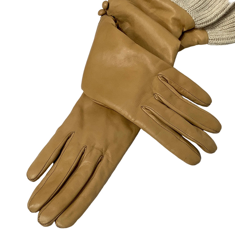 Leather & Cashmere Gloves