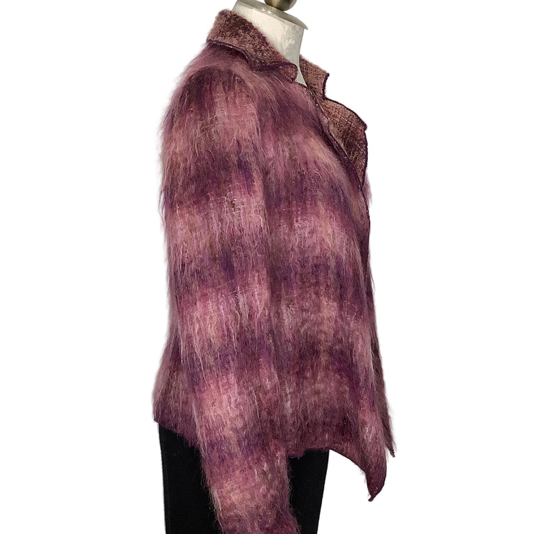 Marni Plaid Cardigan