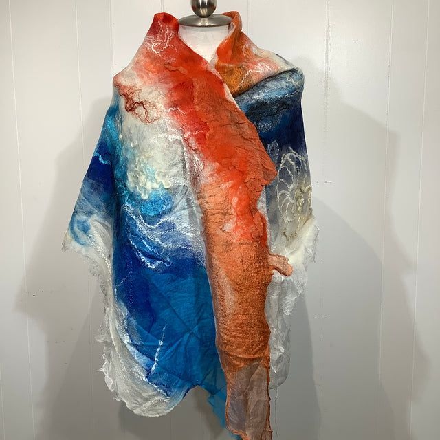Olena Felted Wool Scarf
