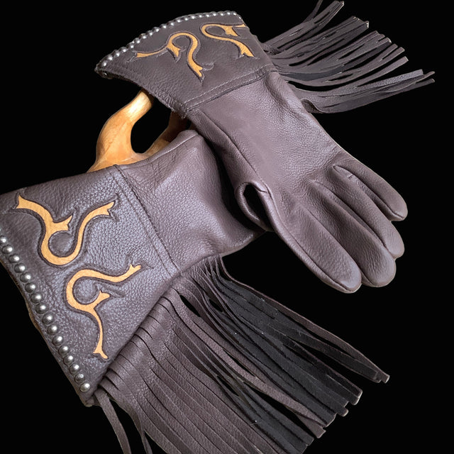 Patricia Wolf Leather Gloves