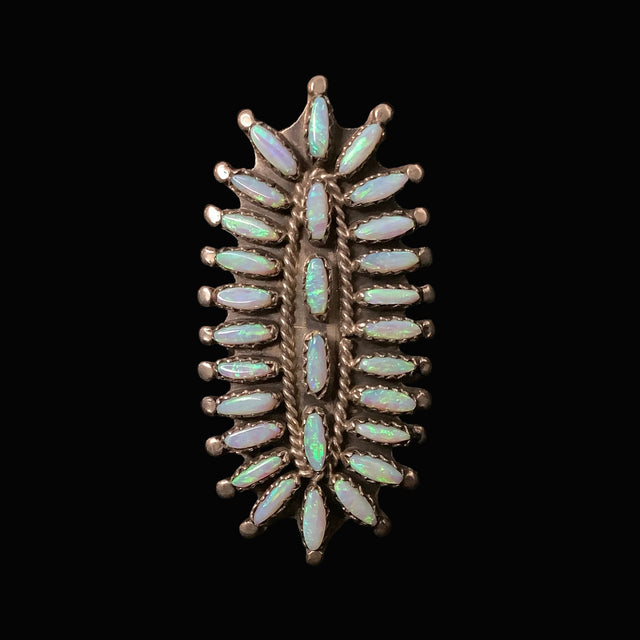 Petit Point Opal Ring