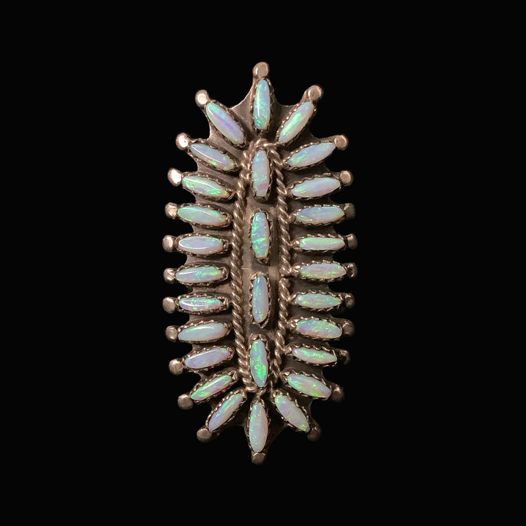 Petit Point Opal Ring