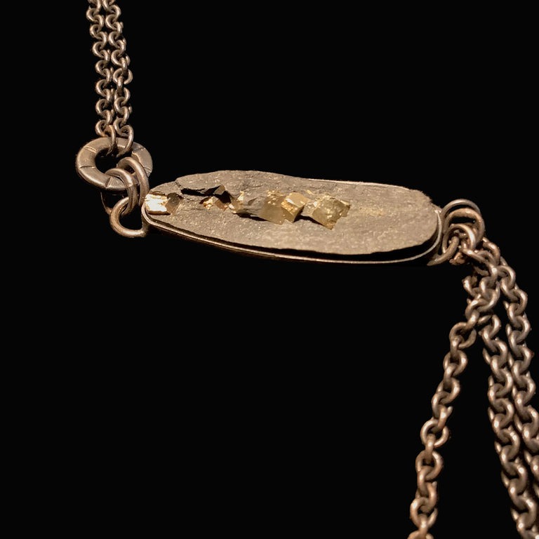 Pyrite & Silver Necklace