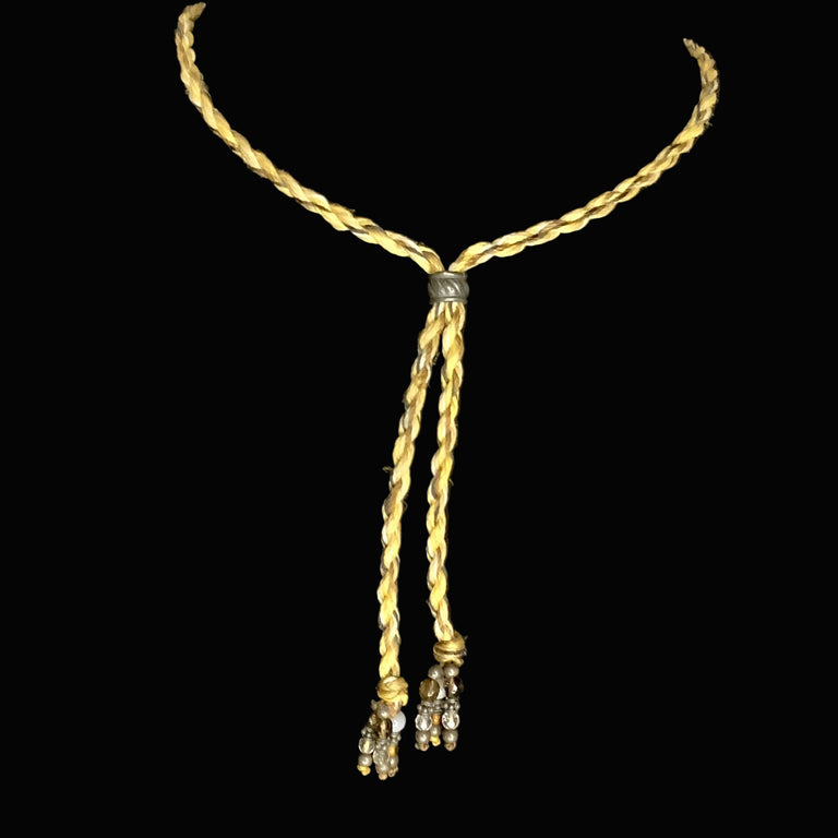 Knotwork Necklace with Inclusion Quartz
