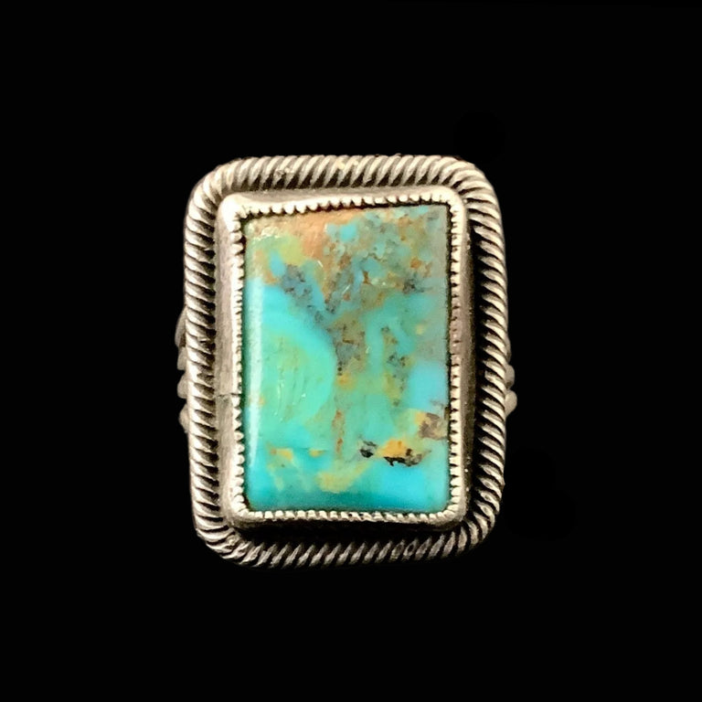 Rectangular Turquoise Ring