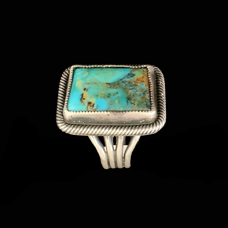 Rectangular Turquoise Ring