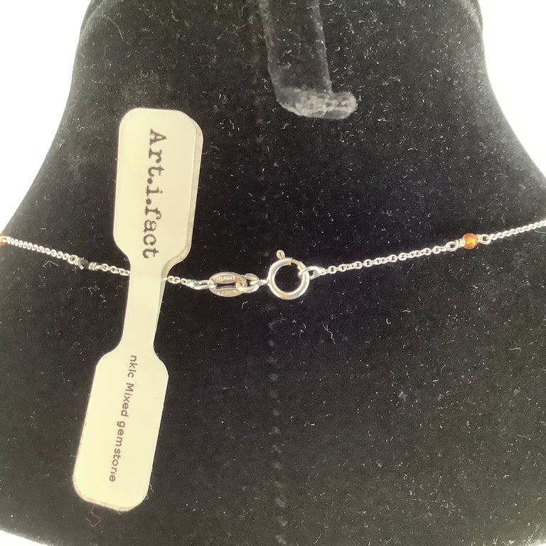 Dainty Mixed Gemstone Necklace