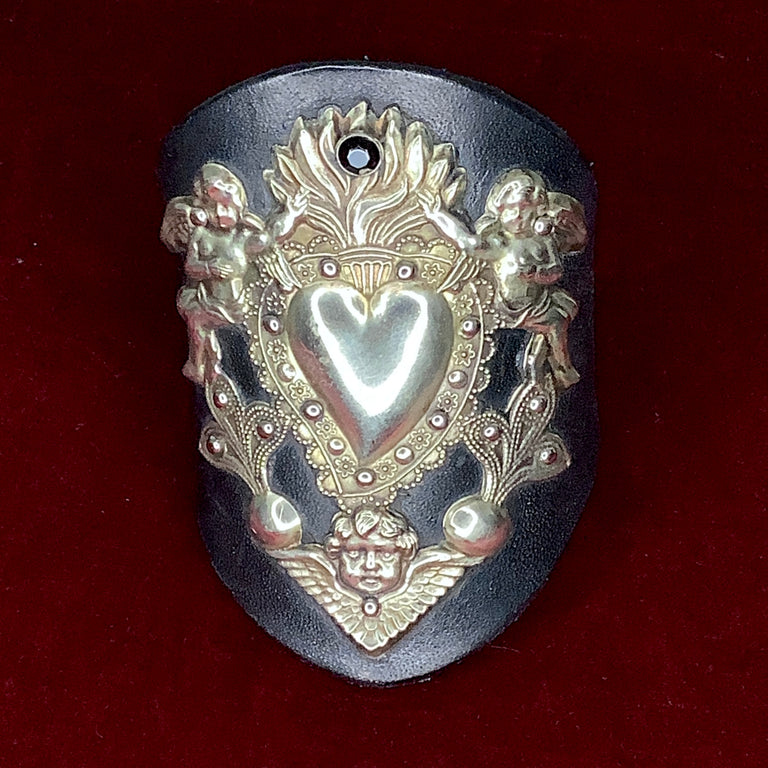 Sacred Heart Cuff Bracelet