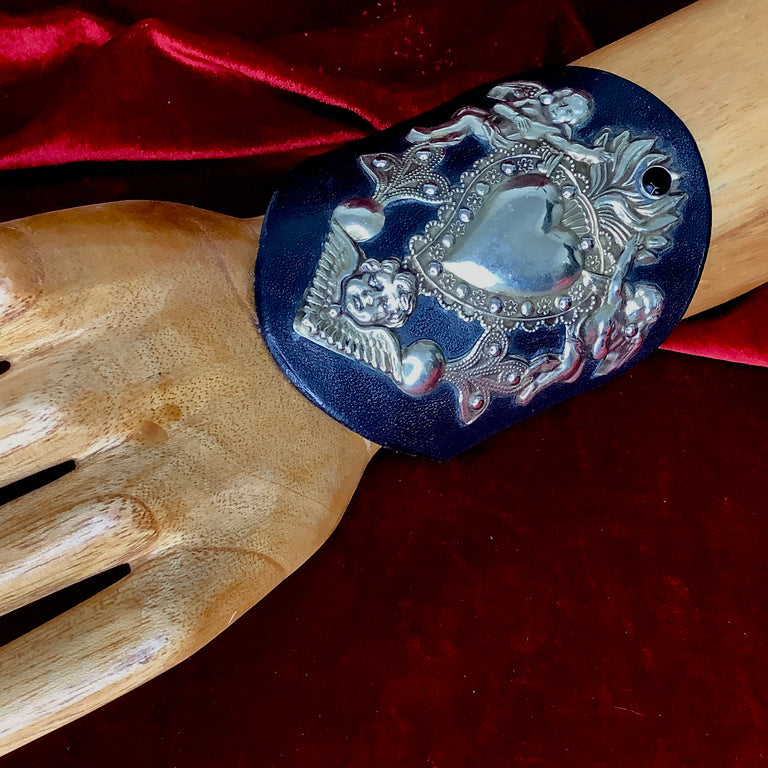 Sacred Heart Cuff Bracelet