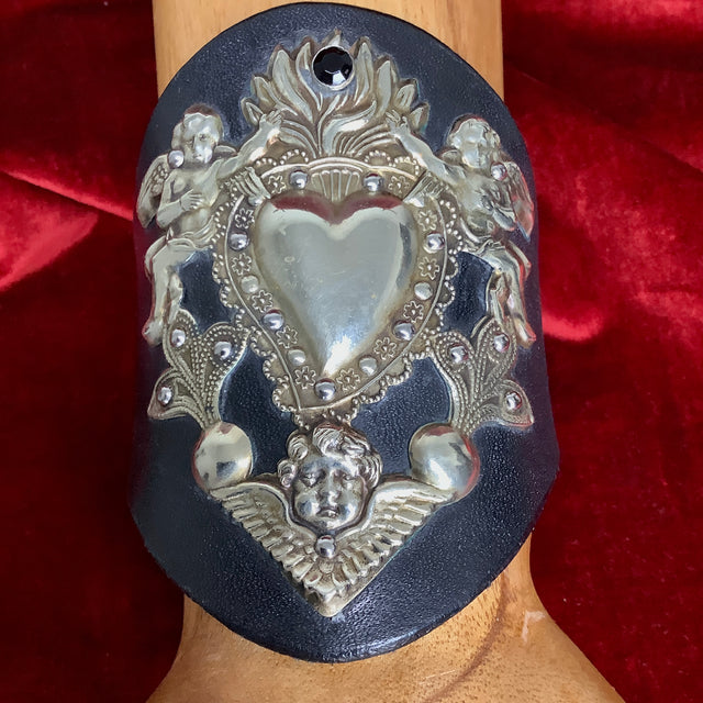 Sacred Heart Cuff Bracelet