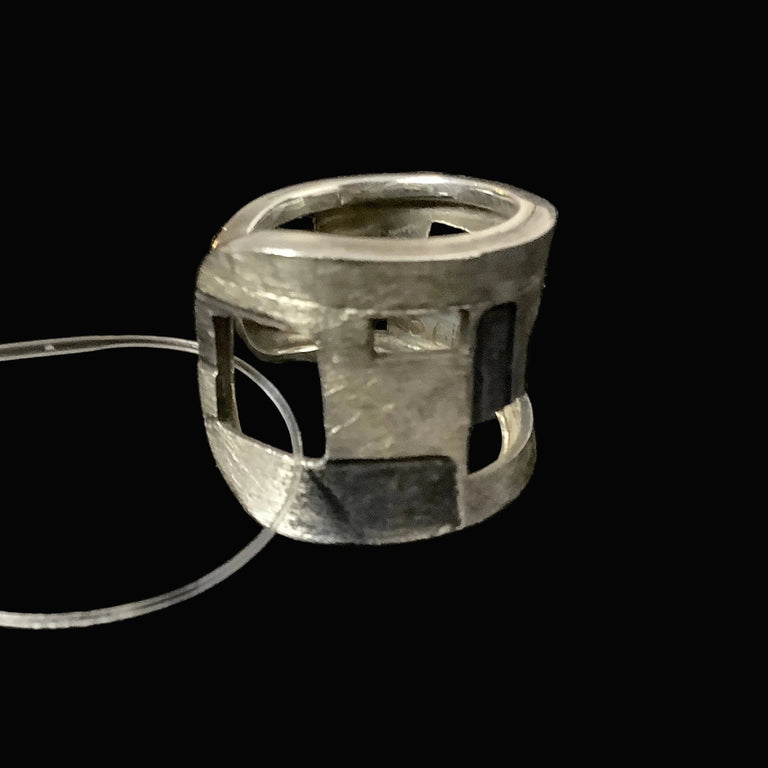 Silver Mondrian Ring