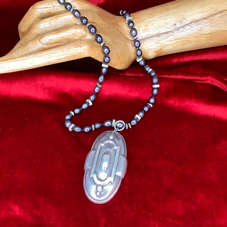 Pearl and Pendant Necklace