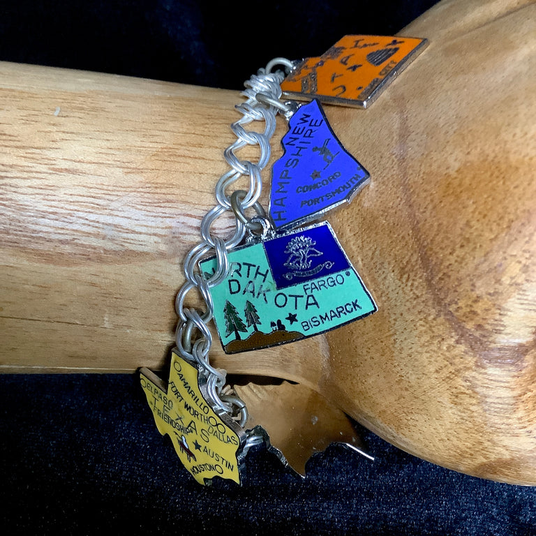 States Charm Bracelet
