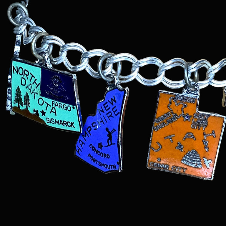 States Charm Bracelet