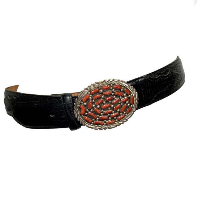 Sterling & Coral Buckle